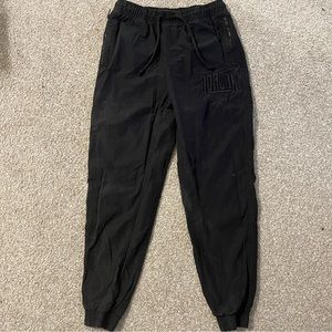 Jordan black windbreaker joggers. Size M.
